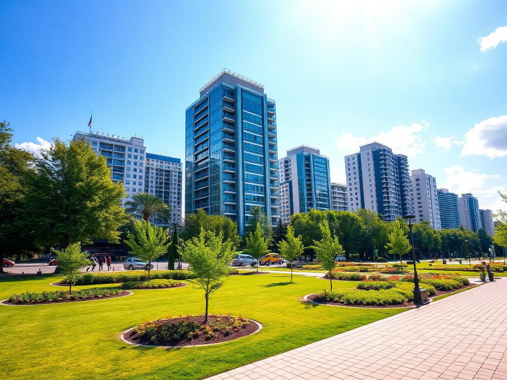 Vue de la ville de Krasnodar