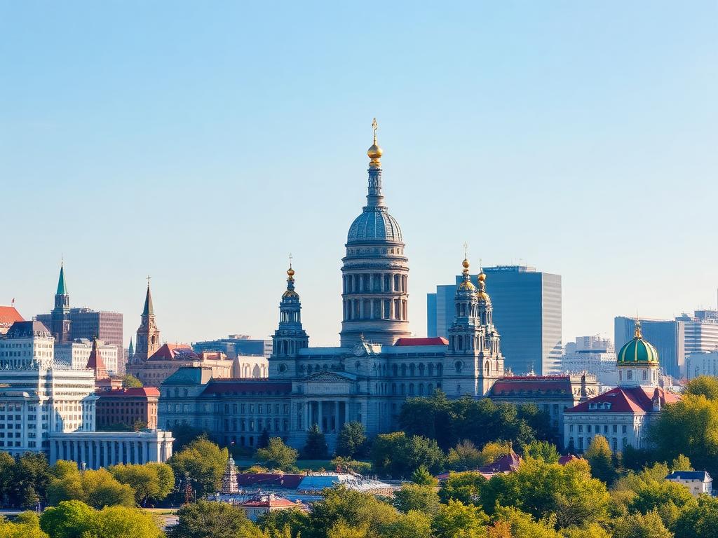 Vue de la ville de Moscou