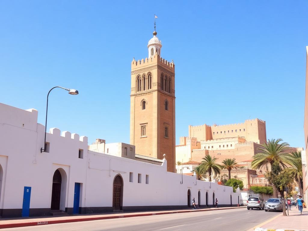 Vue de la ville de Rabat