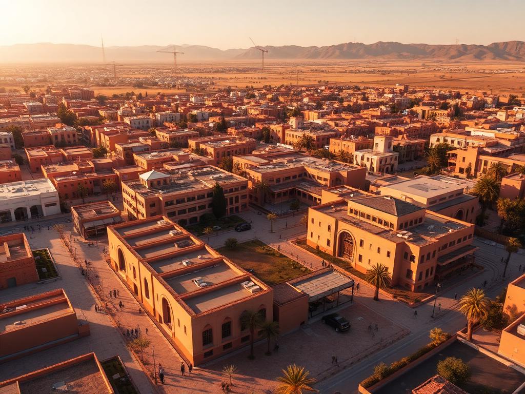 Vue de la ville de Settat